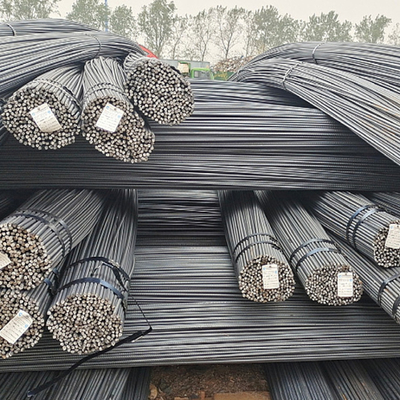 High Quality  Hrb 335/400/500 10mm 12mm Reinforcing Steel Structural Concrete Iron Rod Cutting Processed Deformed Steel Rebar