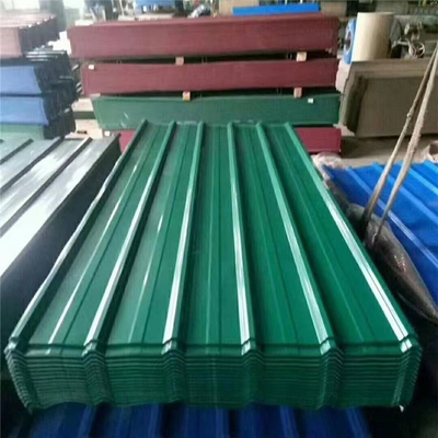 Color Coated Zinc Steel Roofing Corrugated Plate Welding Processing Ppgi Galvanized Steel Roof Sheet