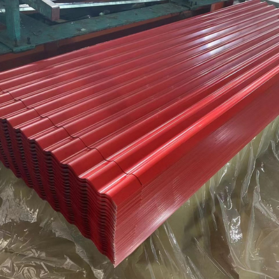 RAL Color 24 Gauge Corrugated Metal Roofing Sheets Prices High Quality Galvanized Color Coated Steel Roofing Sheet