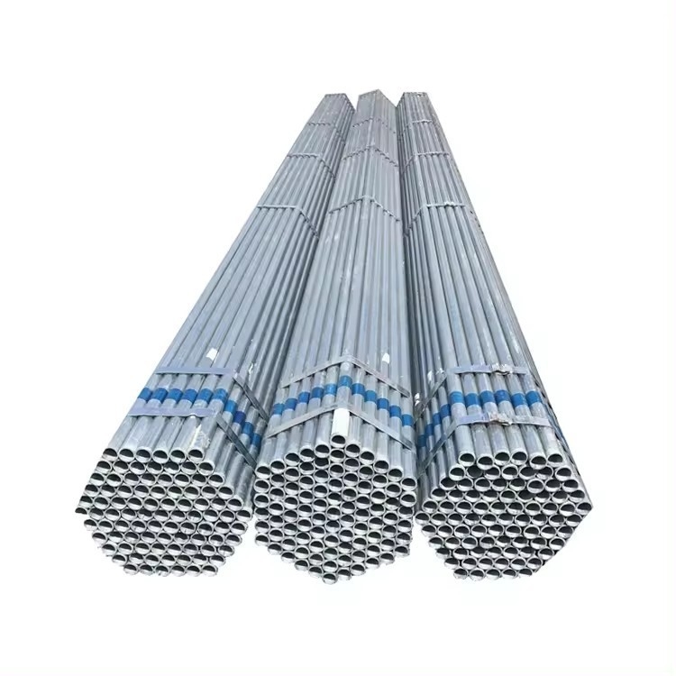 Direct Supply 1 1/2 3 4 Inch Hot Dipped Galvanized Steel Seamless Pipe Round Hot Rolled Galvanized Steel Pipe Tube